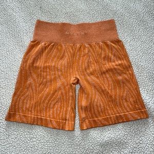 NVGTN Orange Camo Shorts